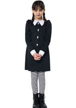 Addams Wednessdday Dreadful Girls Costume