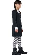 Kids Addams Wednessdday Dreadful Girls Costume