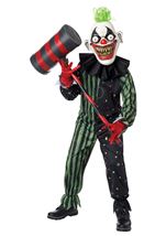 Crazy Eyed Clown Boys Costume
