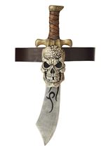 All ages Pirate Sword With Skull Sheath