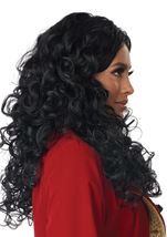 Adult Curly Brunette Captain Hook Women Wig