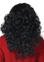 Adult Curly Brunette Captain Hook Women Wig