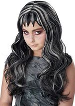 Gothic Streaks Girls Wig