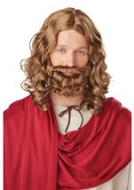 Jesus Men Beard And Wig