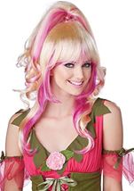 Sugar Spice Blonde And Pink Fairy Wig