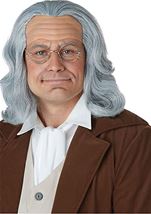 Benjamin Franklin Men Wig