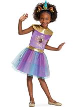 Afro Unicorn Girls Costume