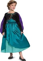 Queen Anna Deluxe Girls Costume