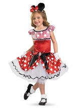 Disney Red Minnie Prestige Girl Costume