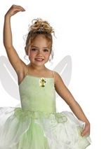 Tinkerbell Ballerina Girls Costume