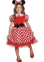 Disney Minnie Mouse Girl's Classic Costume Red Polka Dots
