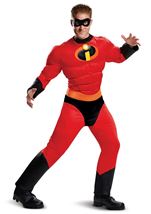 Adult Mr Incredible Muscle Men Costume