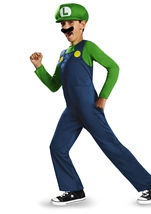 Super Mario Luigi Boys Costume
