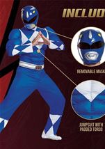 Adult Blue Ranger Muscle Men Costume