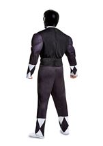 Adult Black Ranger Muscle Men Costume