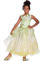 Tiana Deluxe Girls Costume