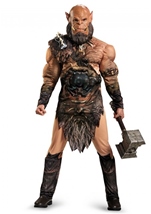 Adult Orgrim Deluxe Muscle Warcraft Men Costume