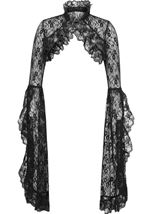 Black Lace Shrug Bolero Women Jacket