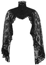 Adult Black Lace Sleeved Bolero Women Jacket