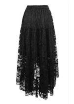 Adult Black Lace Women Skirt