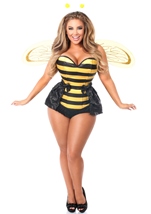 Adult Queen Bee Corset Women Costume