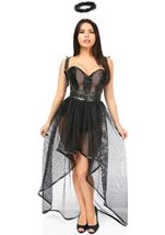 Dark Gothic Angel Women Costume