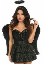 Adult Stylish Dark Angel Corset Women Costume