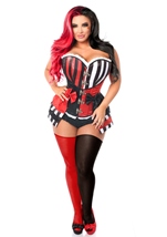 Jokester Villian Corset Women Costume