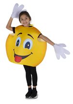 Kids Smiley Emoji Unisex Costume