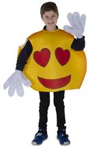 Hearts Smiley Emoji Unisex Costume