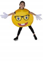 Kids Glasses Smiley Emoji Unisex Costume
