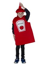 Ketchup Bottle Unisex Kids Costume