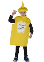 Kids Yellow Mustard Unisex  Costume