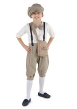 Vintage News Paper Boy Costume