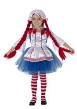 Kids Rag Doll Girls Costume