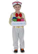 Ice Cream Vendor Unisex Kids Costume