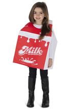 Kids Milk Carton Unisex Costume