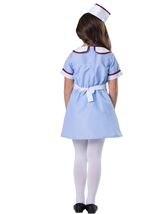 Kids Diner Waitress Girls Costume