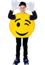 Wink Smily Emoji Unisex Costume