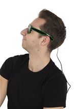 Adult Light Up LED Party Green Glasses