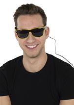 Adult Light Up LED Party Yellow Glasses