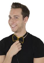 Adult Light Up LED Party Yellow Bowtie