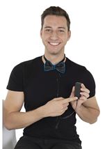 Adult Light Up LED Party Blue Bowtie