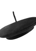 Kids French Black Beret Unisex Hat