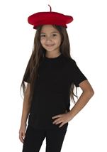 Kids French Red Beret Unisex Hat