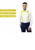 Adult Neon Yellow Party Costume Accessory Set 