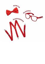 Toddler Party Costume Accessory Set Red
