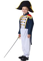 Kids Historical Colonial General Boys Costume