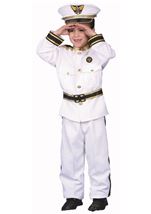 Deluxe Navy Admiral Boys Costume