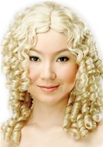 Blond Ringlets Women Wig 